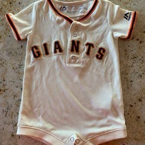 SF Giants Cool Base Jersey 3-6M (Majestic)